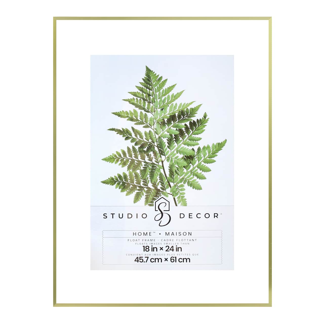 6 Pack: Home™ Gold Metal Float Frame by Studio Décor®